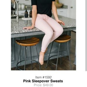 Pink Sleepover Sweats